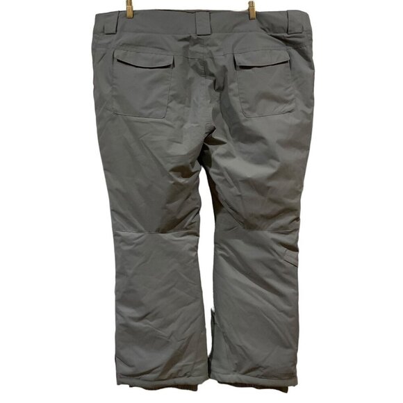 Columbia Womens Bugaboo Omni-Tech Omni-Heat Ski Pants 3X Regular Light Gray - Picture 2 of 9